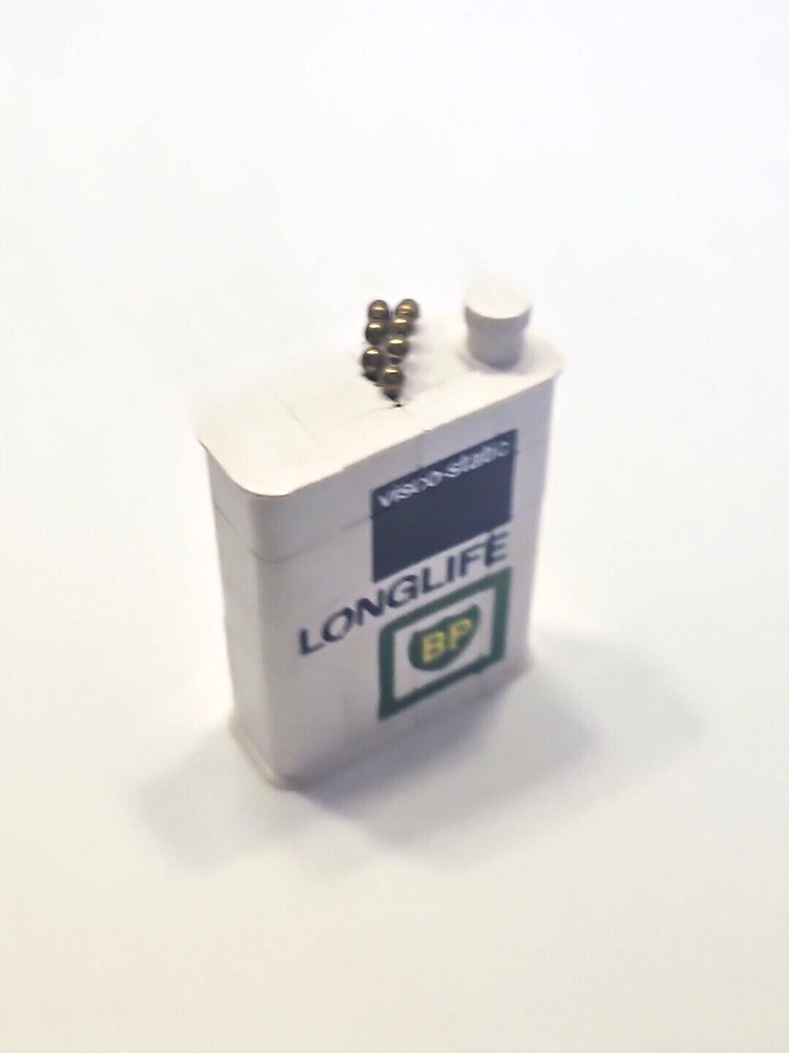 Portachiavi Automobile Tanica Puzzle Bp Longlife Oli Vintage 1960s