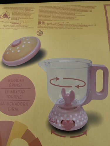 Disney Wooden Kitchen Smoothie Play Set Blender Food Minnie Mouse Fruit 11 Piece - Picture 3 of 6