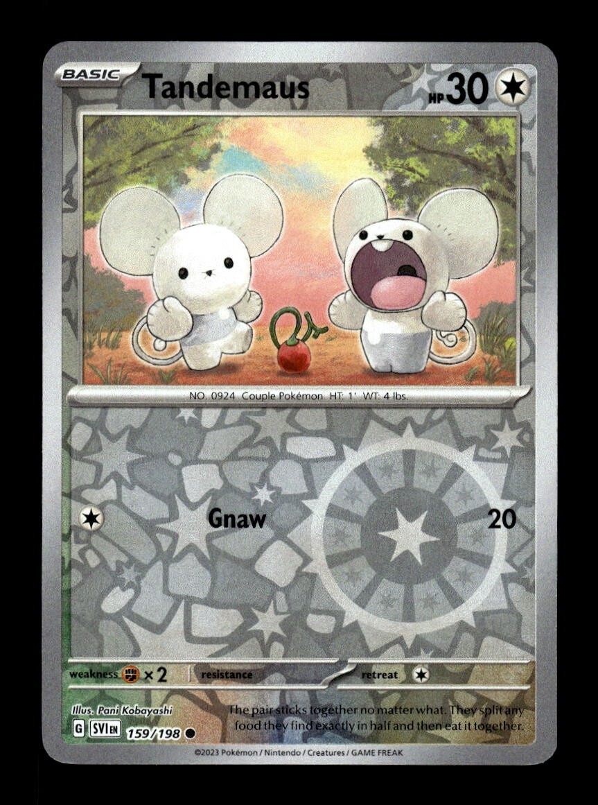 tandemaus pokemon card price Tandemaus - 159/198 - SV01: Scarlet & Violet Base Set [REVERSE HOLO]