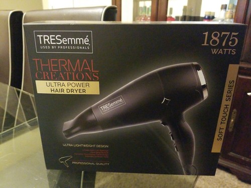Tresemme térmica creaciones Ultra Potencia Secador de pelo 1875 vatios  serie de tacto suave | eBay