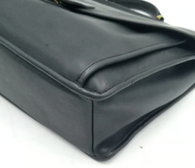 Coach 1327 313 Vintage Black Briefcase/Laptop Bag w/Turnlock | eBay