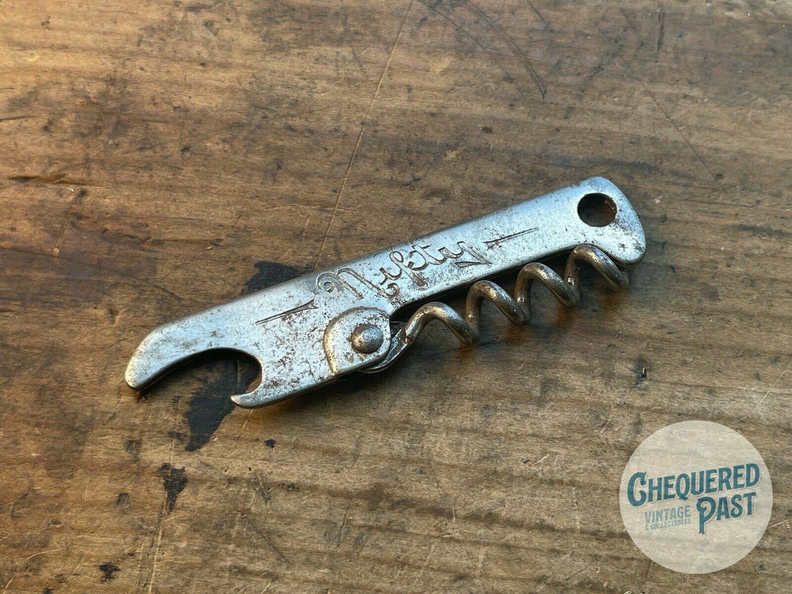Vintage c.1940's 'NIFTY' Folding Bottle Opener Corkscrew Made in USA 1 eBay