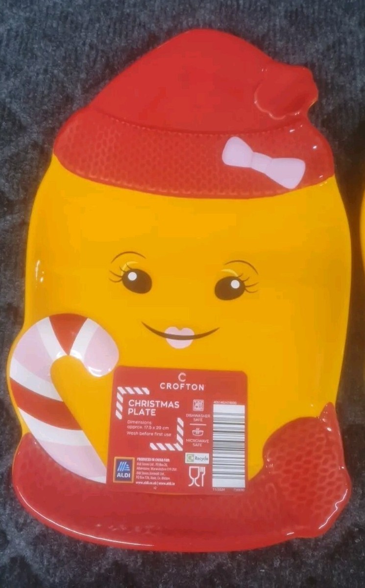 Aldi Crofton Plastic Plates NEW 2024 ALDI Crofton KATIE The CARROT