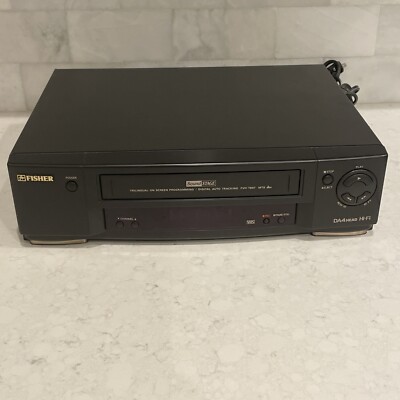 Fisher FVH-T607 DA4Head VCR VHS Video Cassette With Remote