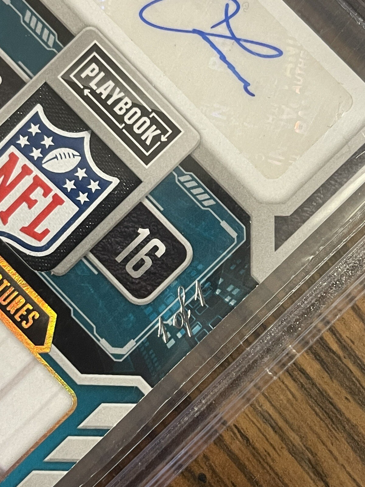 1/1 Trevor Lawrence Rookie Jersey Patch Shield Logo Man BGS 10 AUTO Jaguars 🔥 view 5