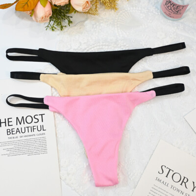 3 Pack Lot Womens Sexy Panties G string Thongs T back Underwear Lingeries Briefs