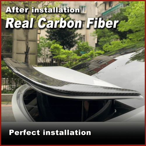 Alerón trasero de carbono alerón de maletero alerón para Tesla Model X 75D P90D P100D - Imagen 4 de 12