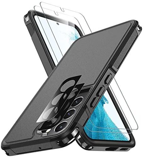 for Samsung Galaxy S22 Case, [10 FT Military Grade Drop S22 6.1'' Black