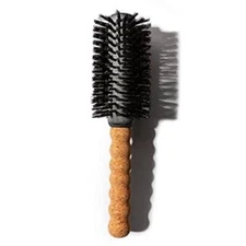 Remilia 1.1" Round Eco Hair Brush for Blow Drying - Anti-Static Brown 