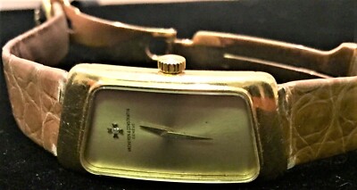 VACHERON CONSTANTIN  PRESTIGE DE LA FRANCE LADY DIAMOND DIAL AND ENAMEL BUCKLE