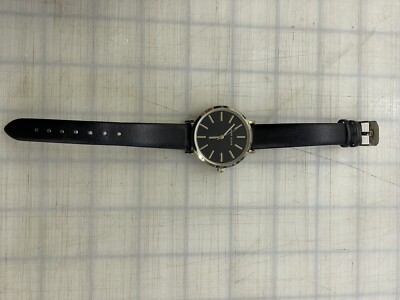 Anne Klein Y121F Women's Stainless Steel Analog Black Dial Watch