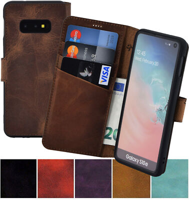 Hülle für Samsung Galaxy S10e Book Style Leder Tasche Wallet Case Schutz Cover
