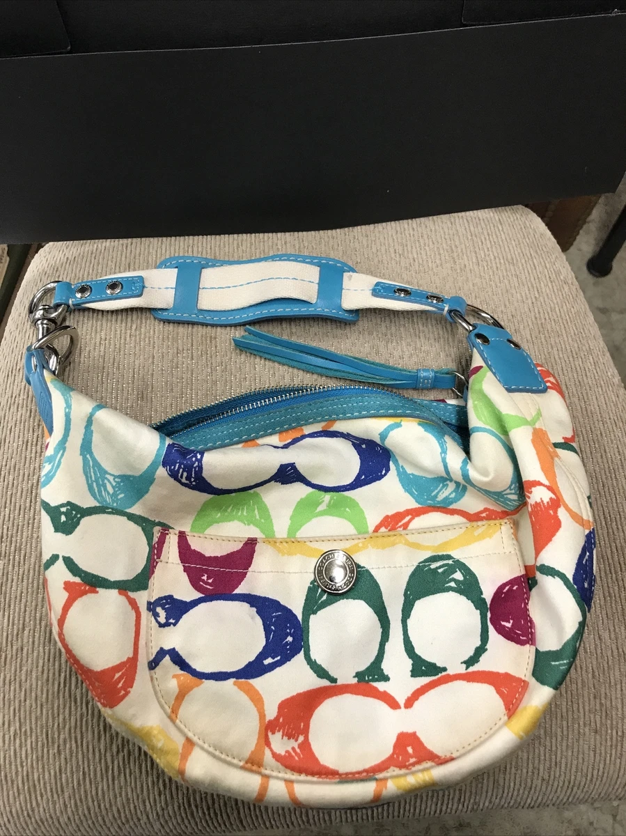Coach multicolor purse clearance