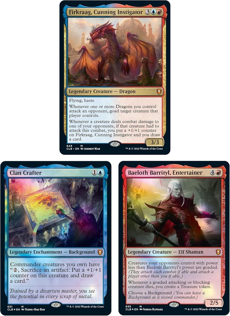 mtg draconic dissent card list Magic: The Gathering Commander Legends: Battle for Baldur's Gate Commander Deck  + Collector Booster Sample Pack : Toys & Games Each Sample Pack contains two cards $50 Commander Precon Upgrade -
