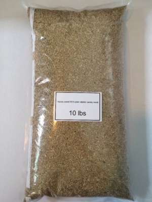 Alpiste Seed Canary Seed (10 Lbs) Fresh Vacuum Sealed Best Deal