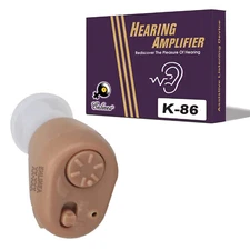 Enlinea K-86 Instant fit ITC Personal Sound Hearing Amplifier Listening Device