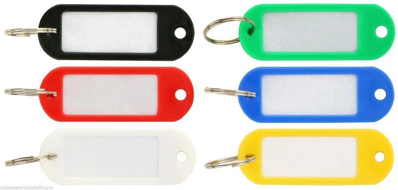 SBS® Schlüsselschilder zum Beschriften Schlüsselanhänger/Schlüssel/Hänger