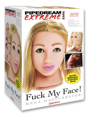 Pipedream Extreme F*ck My Face male masturbator love-doll Realistic Sex Toy  | eBay