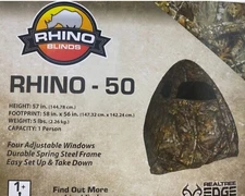 Rhino 50 Hunting 1-Person Blind - Realtree Edge