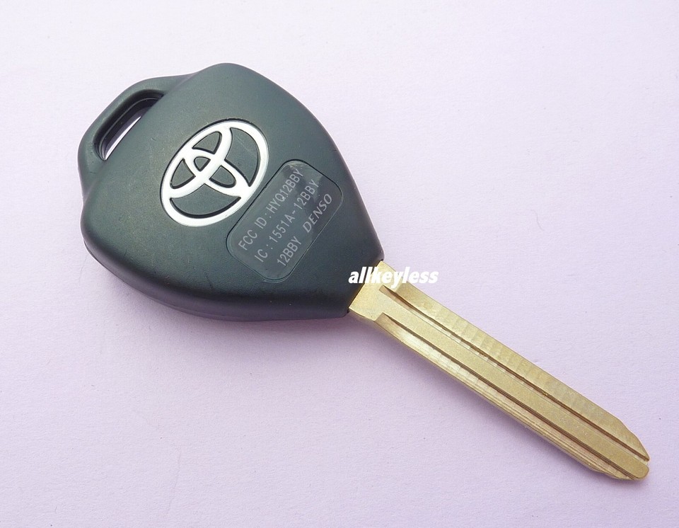 Key Fob Replacement For 2008-2010 Toyota Corolla 1.8L - 4 Button Keyless Entry Remote With Electronics & Battery