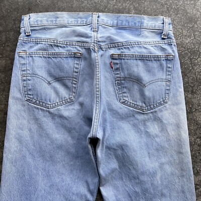 Vintage 80s 90s Levi's 501 Button Fly Denim Jean Mens Actual Sz