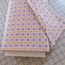 By The YARD, White & Pink Tile 'Splendid' by Riley Blake Cotton Fabric