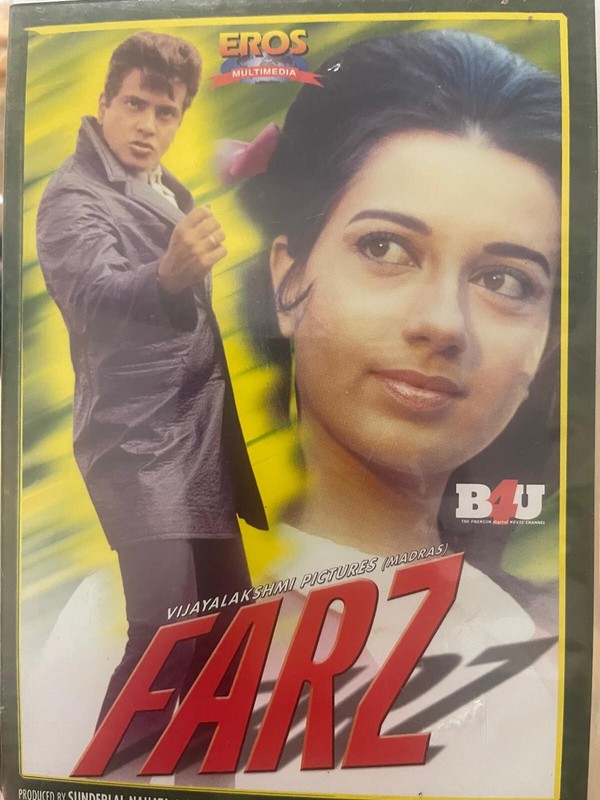 Farz Eros Bollywood DVD Movie