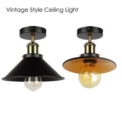 Retro Decken Lampenschirm Easy Fit Metall Anhänger Industrielle Küche