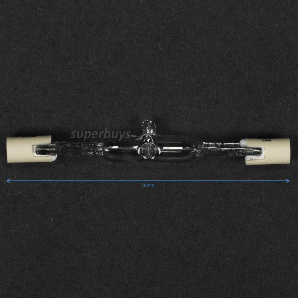 1pc Osram 80W R7s Halogen Bulb Linear Tungsten Lamp Light Tube R7 78mm Dimmable - Image 2 of 4