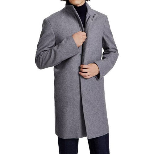 slim fit dress slacks Calvin Klein Men's Prosper Wool-Blend Slim Fit Overcoat MSRP $395   DGFOutlet