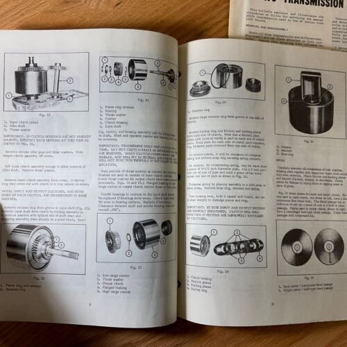 White Motor Corp. MY40-70B TRANSMISSION & WC OVERHAUL MANUAL FORK LIFT TRUCK - Picture 4 of 4