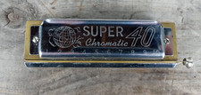 Super 40 Chromatic Harmonica WM Kratt Co. Vintage