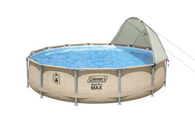 Steel Pro Max 14' x 33'' Round Metal Frame Above Ground Pool Set