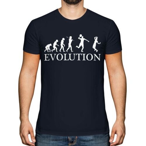 Dodgeball Evolución Hombre Camiseta Top Regalo Bola Disfraz