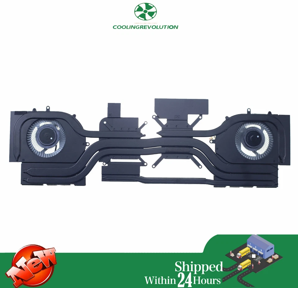 Laptop CPU Heatsink Fan For MSI Creator A16 AI+ A3HVEG MS-15FK E322502240A87 - Image 2 of 2