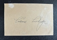 Calvin Coolidge signed Autographed Card 30th President Of The U.S.