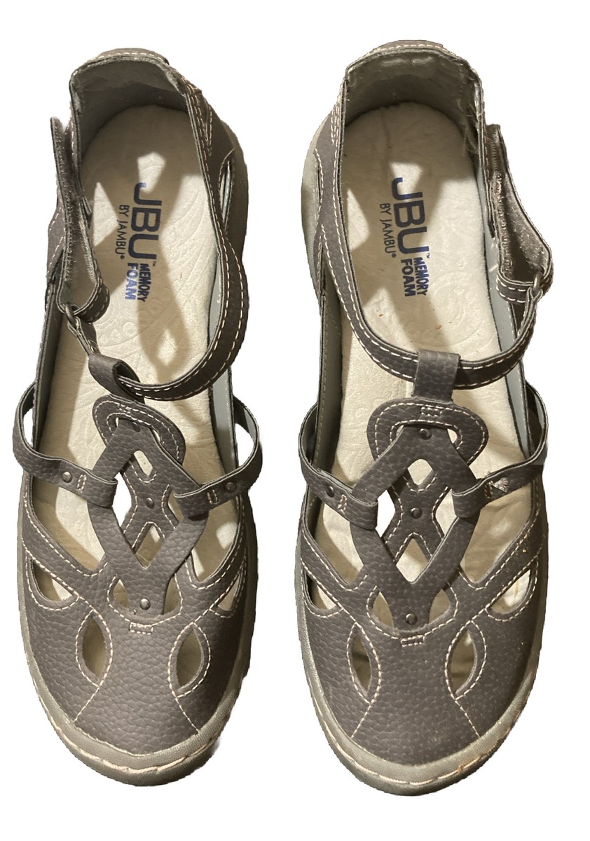 JBU by Jambu Women's Size 7M Sydney Slip On Buckle Sandal Purple