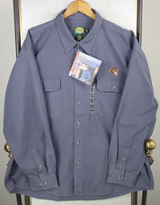 VTG CABELAS NEW Deadstock Size 2XL Mens Canvas Stonewash Shirt 8.5oz Cotton