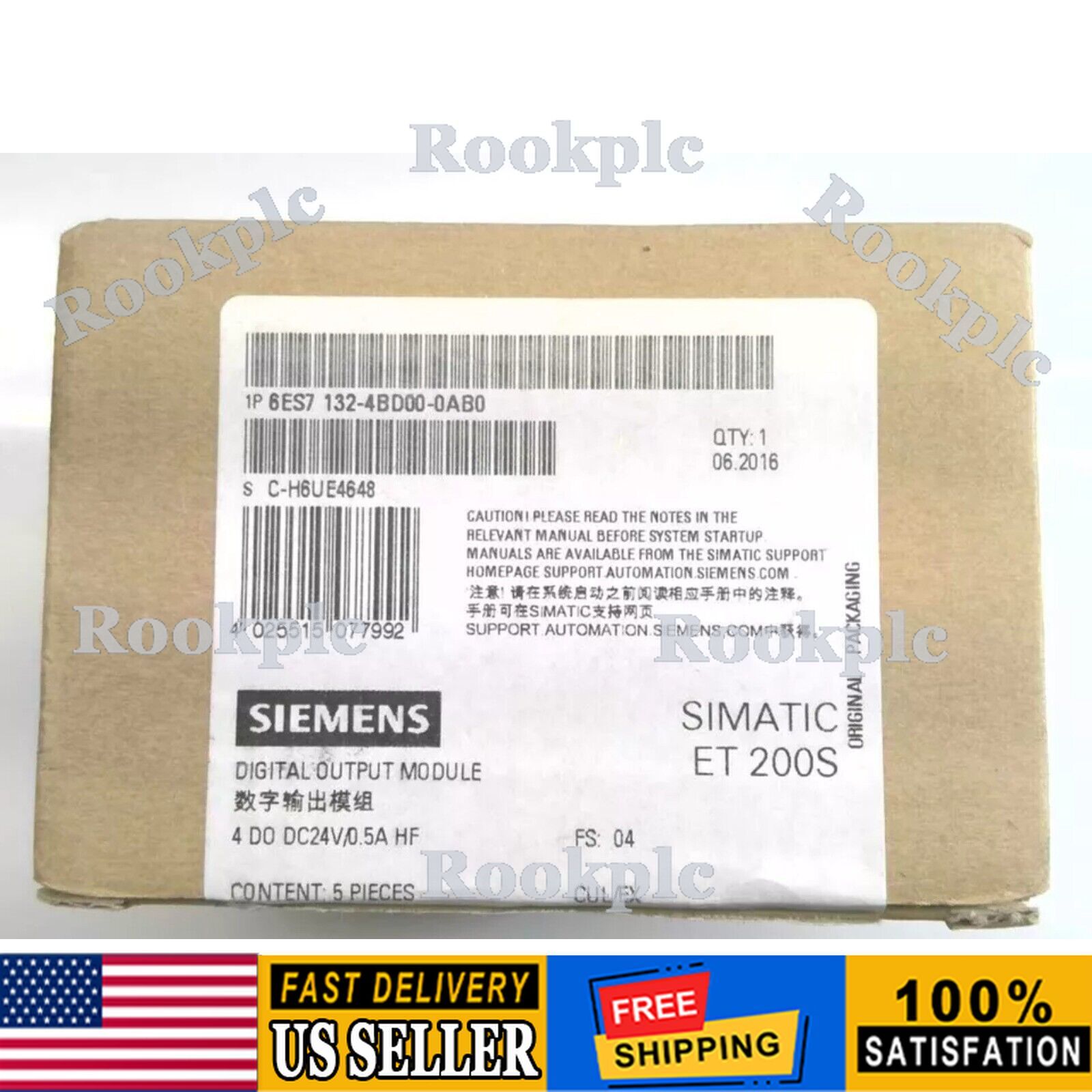 New Siemens SIMATIC DP 5 ELECTRON MODULES 6ES7132-4BD00-0AA0 6ES7 132-4BD00-0AA0