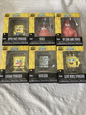 SpongeBob SquarePants Funko Minis Complete Set Of 6 Figures 