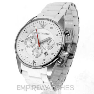 white armani watch mens