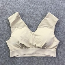 Tommie Copper Sports Bra Womens Medium Beige Shoulder Support Copper Znergy