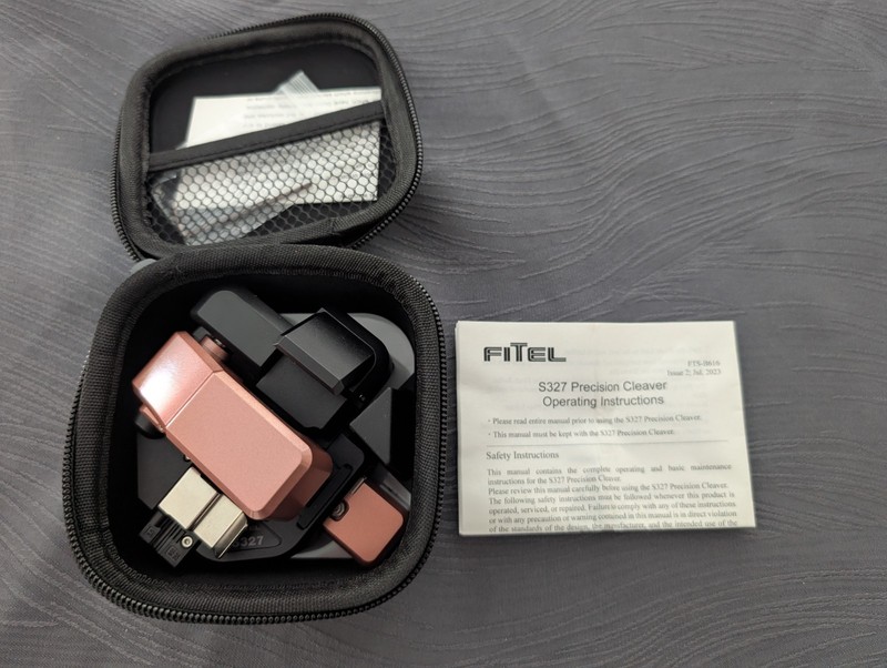 FITEL S327 Fiber Optic Cleaver | Works w/ NJ001, S179 Fusion Splicer 