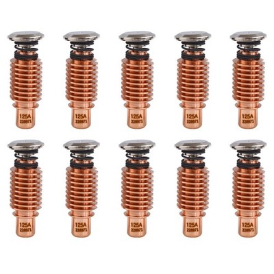 10Pcs 220971 Electrodes for Hypertherm PMX 125 Plasma Cutting Torch Consumables