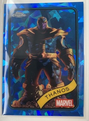 Thanos 2025 Topps Chrome Saphire Marvel Refractor