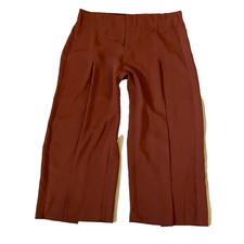AYR The Flirty Crop Women SZ 12 Orange 23.5" Inseam Cropped Pants NWT-Orig 225