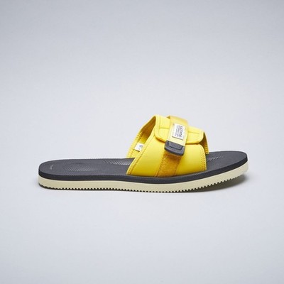 SUICOKE PADRI OG-082 Yellow Slides Sandals Slippers