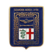 Air Force 1st Region Air Force Enamel Metal Brooch