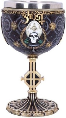 Nemesis Now B4886P9 Lizenzierter Geist Papa Emeritus III Meliora Goldkelch Kelch