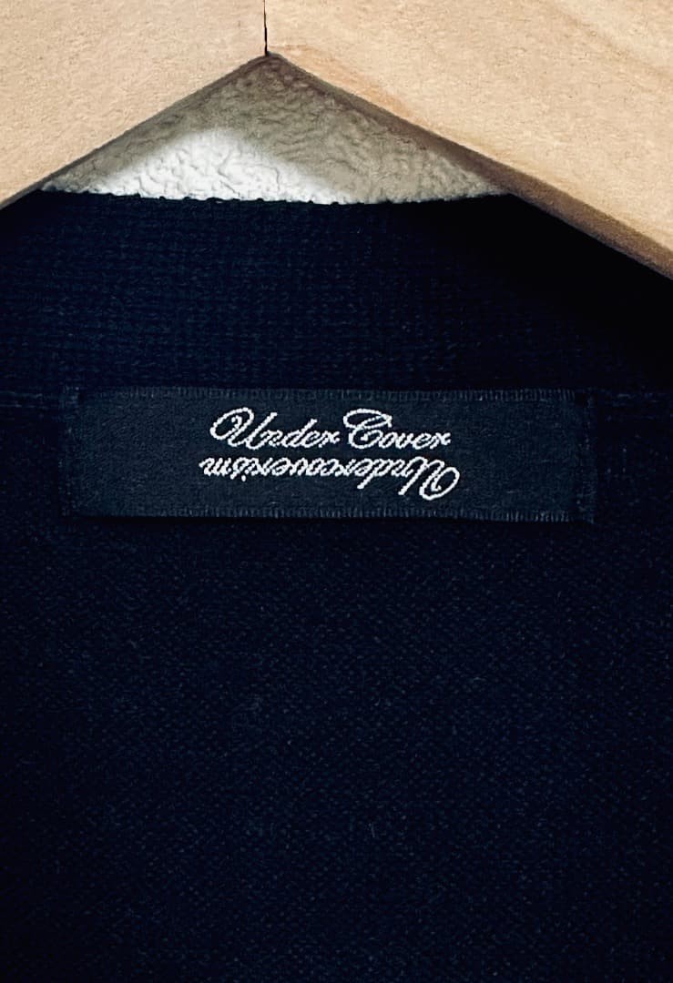 UNDERCOVER Cotton Polyester Docking Layered Cardi… - image 7
